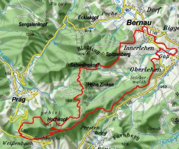 Premiumwanderweg Hochtalsteig Bernau im Schwarzwald